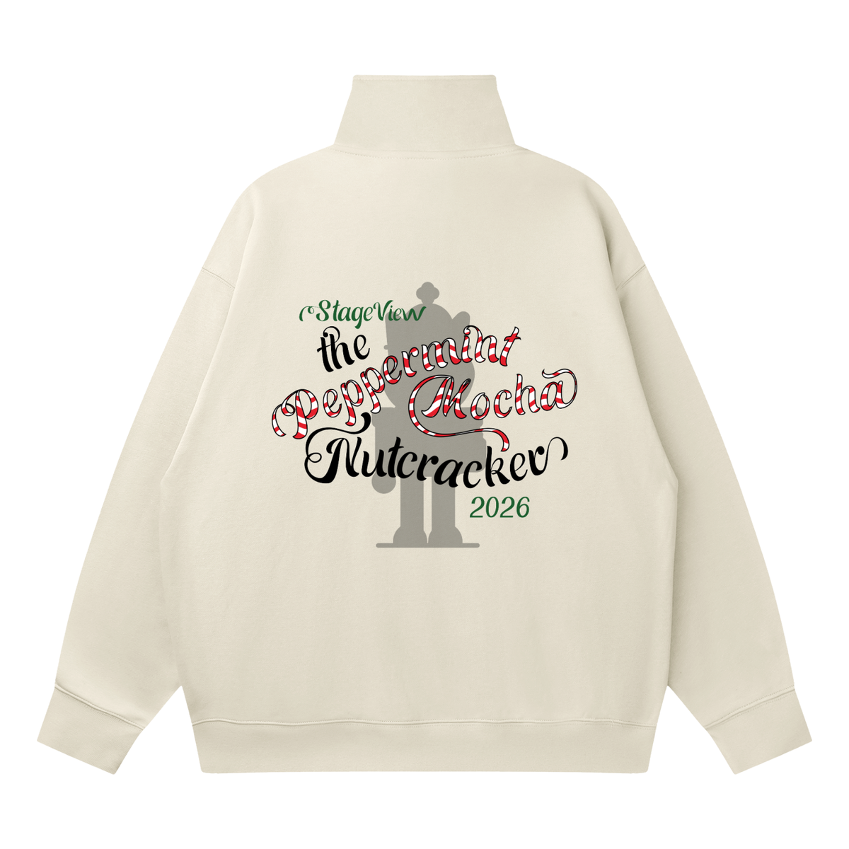 Nutcracker Adult Quarter-Zip Sweatshirt Cr