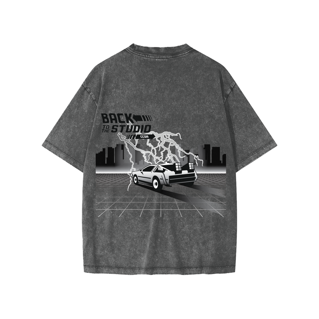 Kids Back to the Studio Snow Washed T