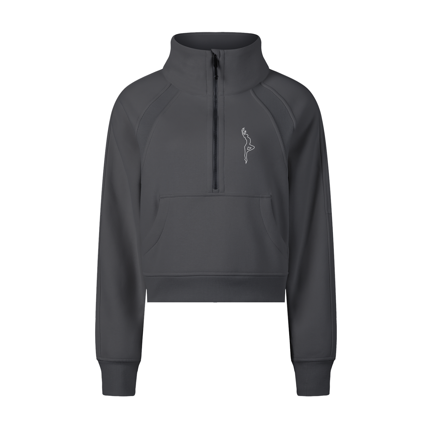 Script Half-Zip Sweatshirt