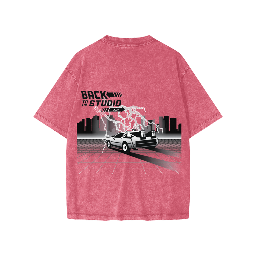 Kids Back to the Studio Snow Washed T