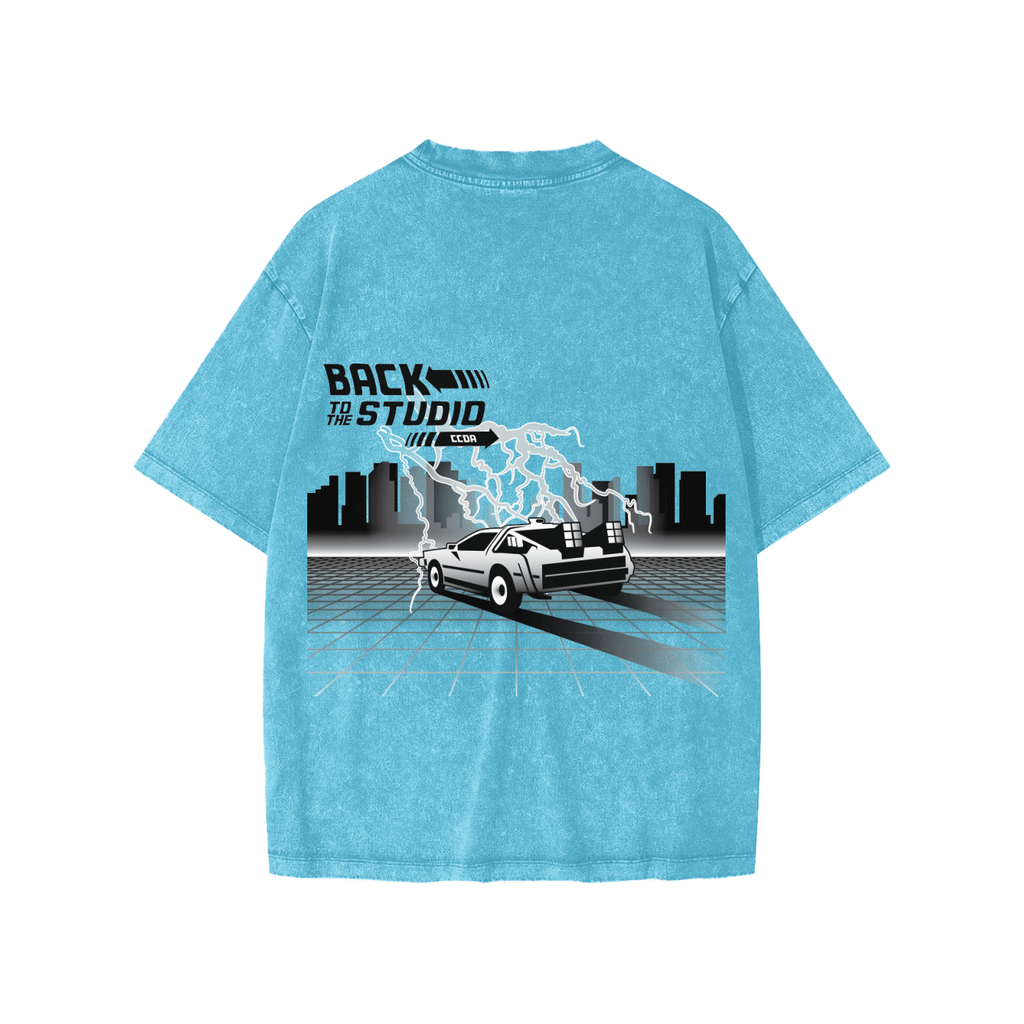 Kids Back to the Studio Snow Washed T