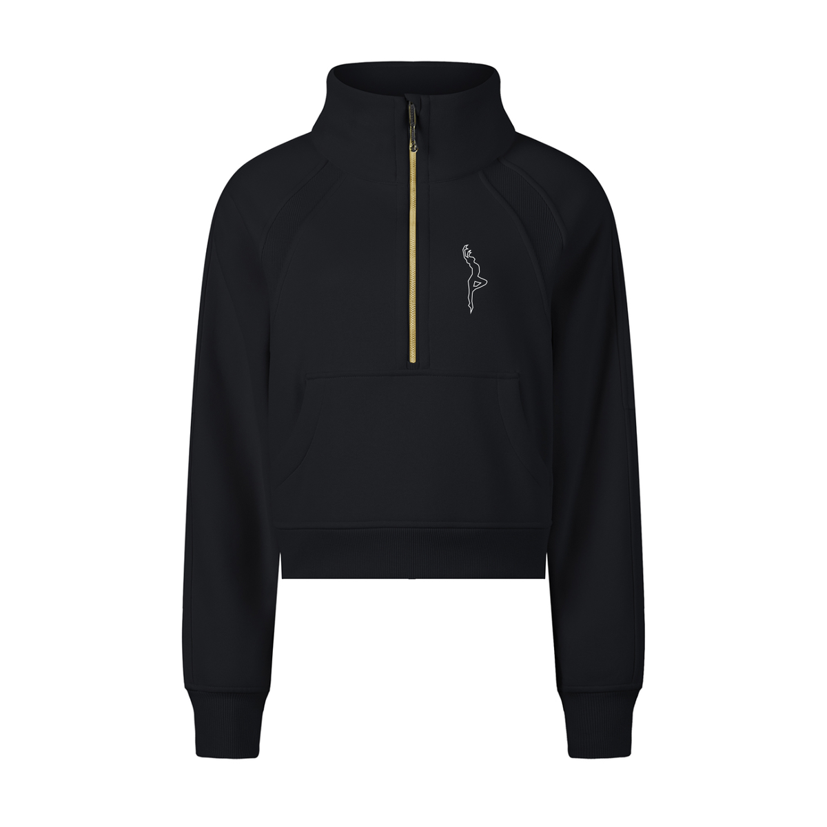 Script Half-Zip Sweatshirt